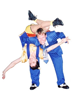 Adrian & Becky at Prague Dance Festival, Czech Republic (April 2000).