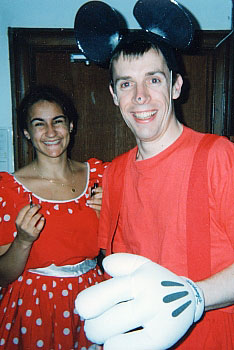 Catrine and Micky Mouse (Arthur).
