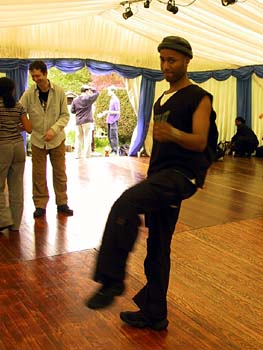 Ryan in the marquee