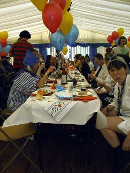 Saturday night 'Kids' dinner party (table 2)