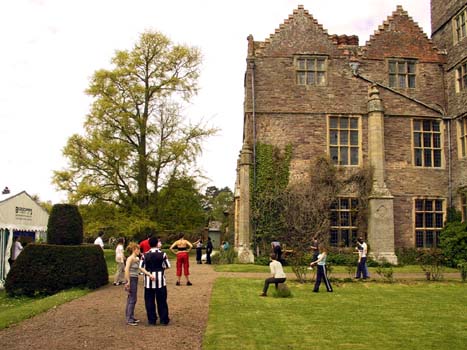 Side view of the castle