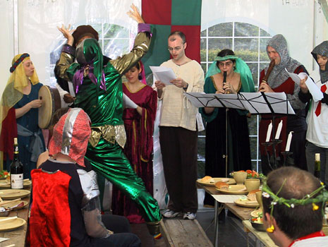 The whole troup plus Jester