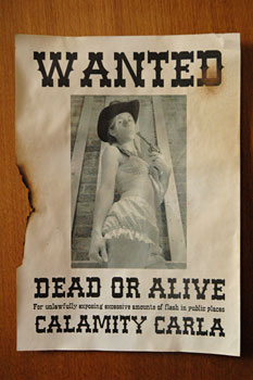 Wanted Poster - Carla