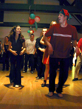 Joel and Alison doing the 'Shim Sham'