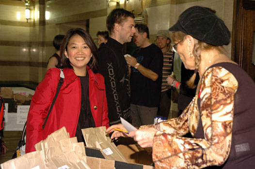 Sian at Registration