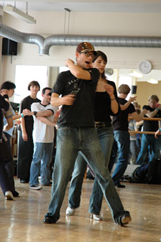 Marty & Jen in class #2