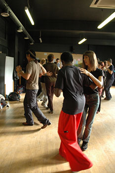 Blues Class in progress