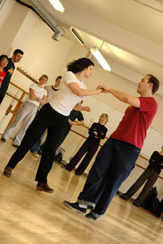 Nick & Denise in class #2