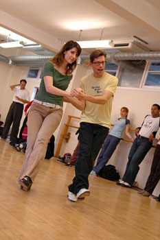 Marty & Jen in class #2