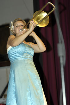 Gunhild on Trombone