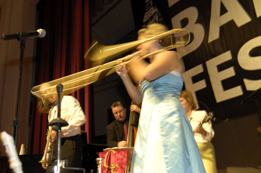 Gunhild on Trombone
