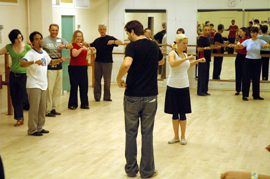 Erik & Sylvia teaching