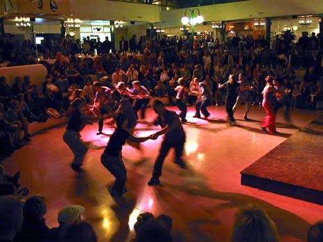 The Blooming Flashy class do their routine on cabaret night # 2