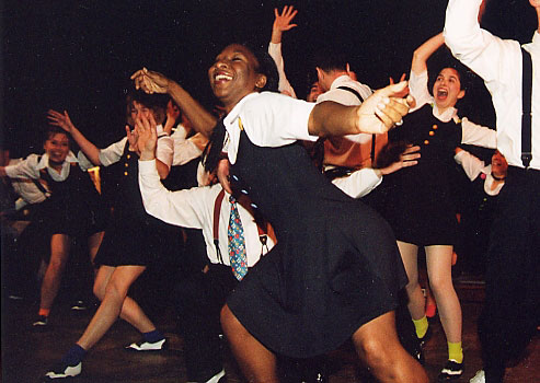 The group taken during a charity performance in Greenford, Middlesex, England (November 1999).