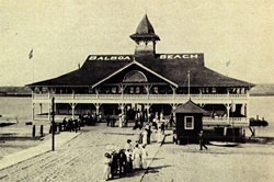 Photo of the Balboa Pavilion taken in 1906